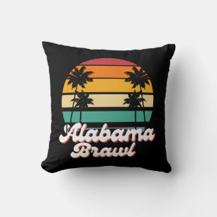 Alabama Brawl Throw Pillow