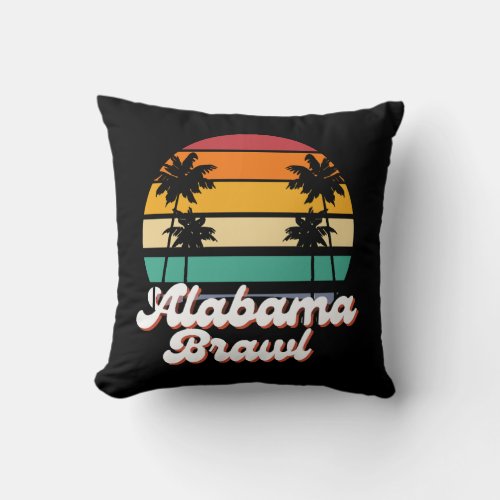 Alabama Brawl  Throw Pillow