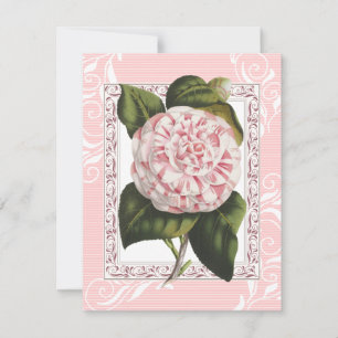 Alabama Camellia Elegant Dinner Party Invitations