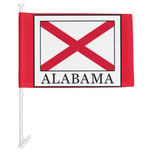 Alabama Car Flag