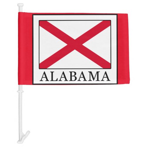 Alabama Car Flag