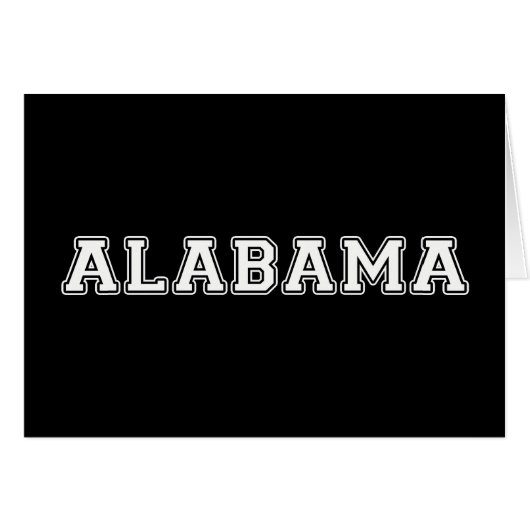 Alabama Cards (Front Horizontal)