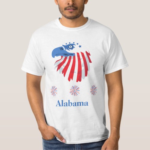 Alabama Celebrates Happy Independence D T_Shirt