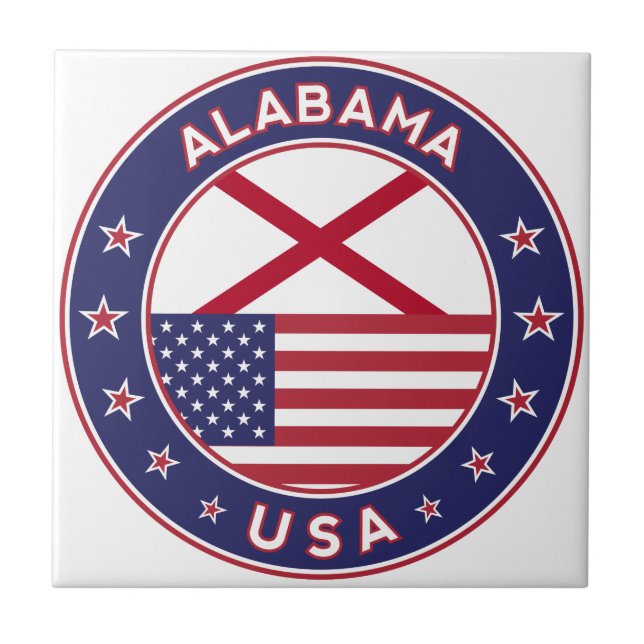 Alabama Ceramic Tile (Front)