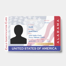 ALABAMA - Child ID Card