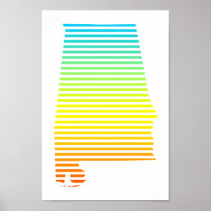 alabama chill fade poster
