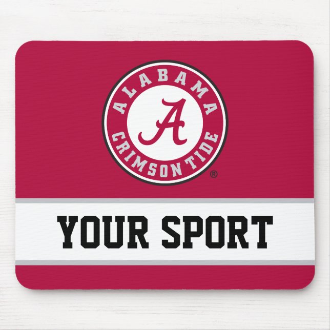 Alabama Circle with Custom Sport Mouse Pad (Front)