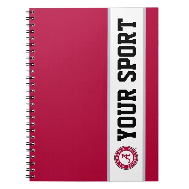 Alabama Circle with Custom Sport Notebook (Front)