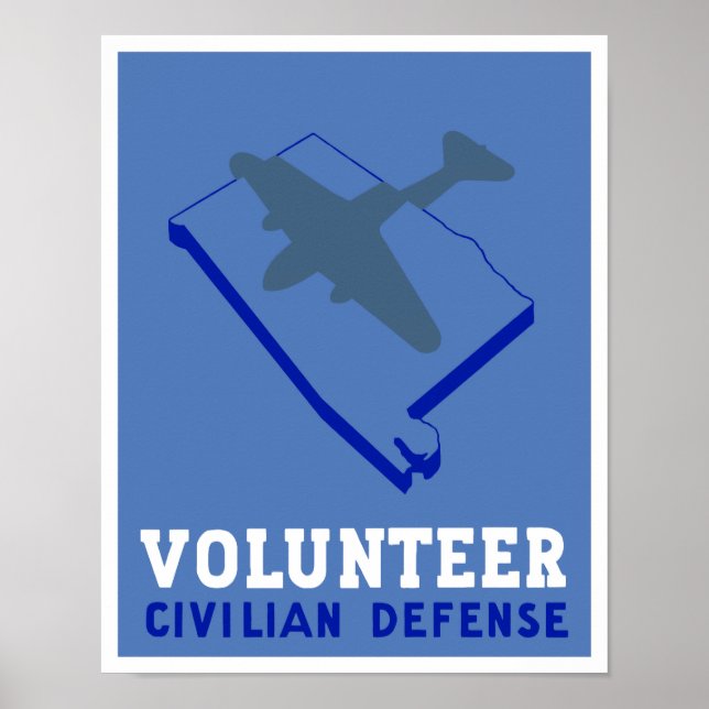 Alabama Civilian Defense -- WPA Poster (Front)