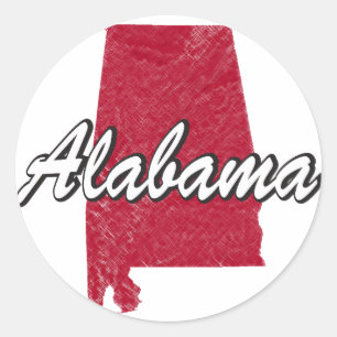 Alabama Classic Round Sticker