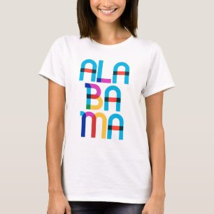 Alabama Classic Vintage Colorful 80s Pop Art T-Shirt