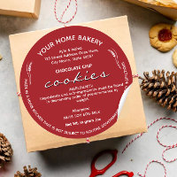 Alabama cottage food labelBakery Packaging