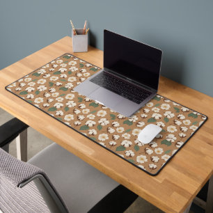 Alabama Cotton Blossom Pattern - Southern Botanica Desk Mat