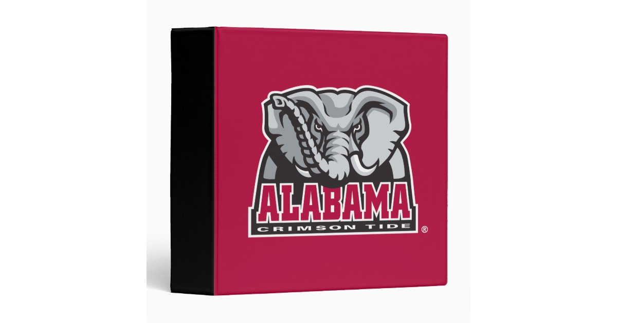 Alabama Crimson Tide Big Al Binder | Zazzle