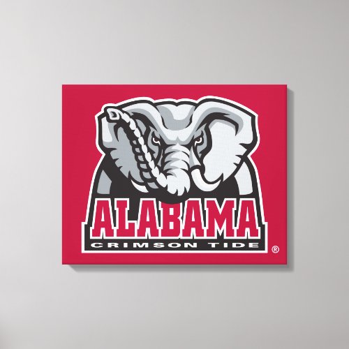 Alabama Crimson Tide Big Al Canvas Print