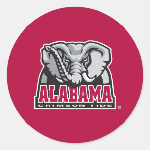 Alabama Crimson Tide Big Al Classic Round Sticker