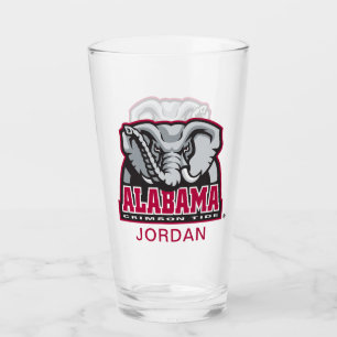Alabama Crimson Tide Big Al Glass
