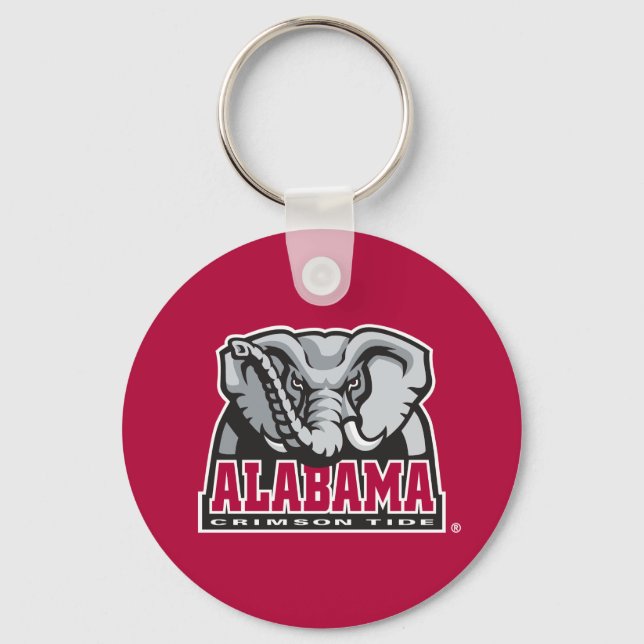 Alabama Crimson Tide Big Al Keychain (Front)