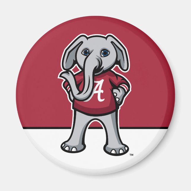 Alabama Crimson Tide | Big AL Kids Club Magnet (Front)