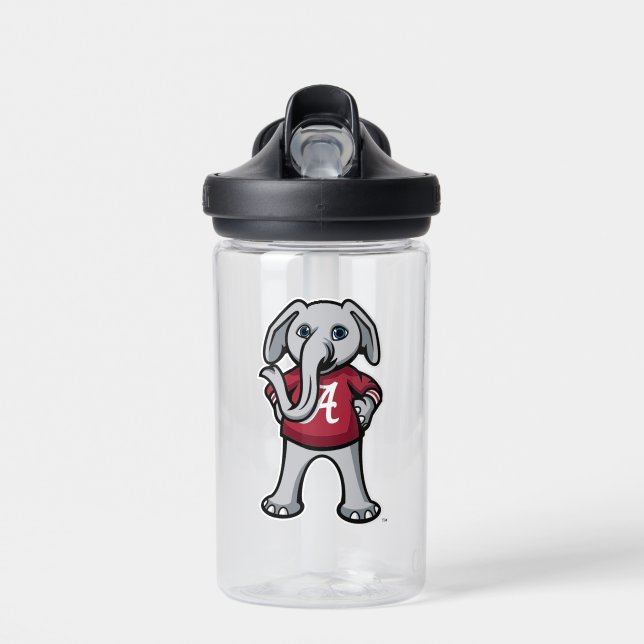 Alabama Crimson Tide | Big AL Kids Club Water Bottle (Front)