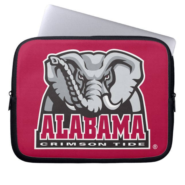Alabama Crimson Tide Big Al Laptop Sleeve (Front)