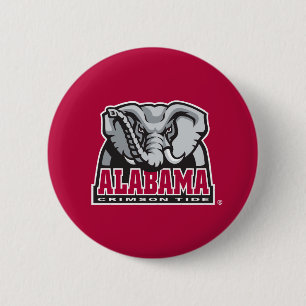 Alabama Crimson Tide Big Al Pinback Button