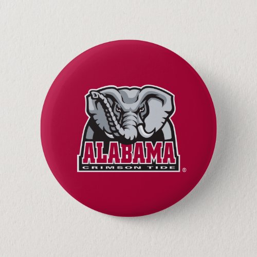 Alabama Crimson Tide Big Al Pinback Button