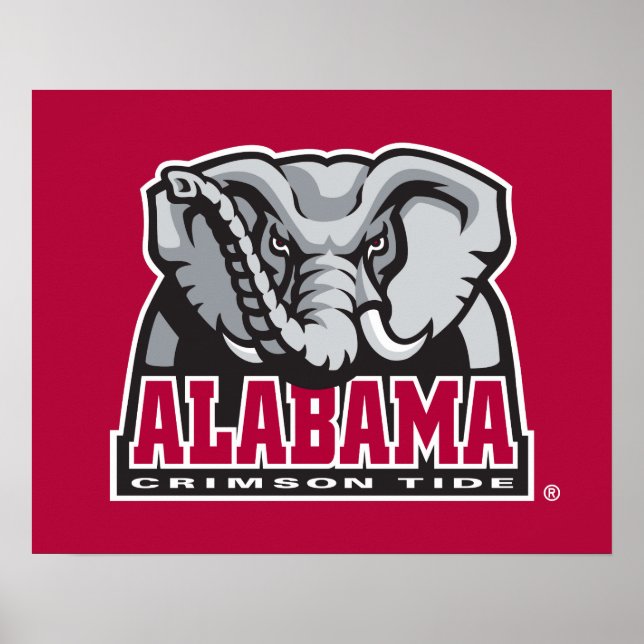 Alabama Crimson Tide Big Al Poster (Front)