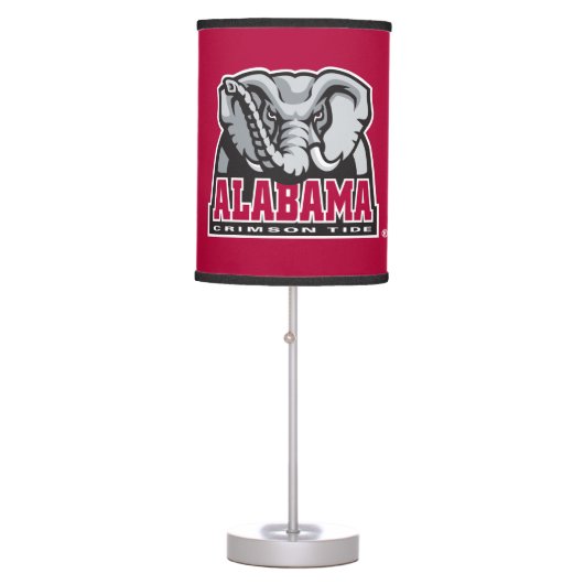 Alabama Crimson Tide Big Al Table Lamp (Front)