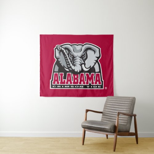 Alabama Crimson Tide Big Al Tapestry
