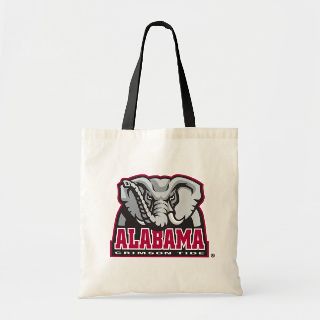 Alabama Crimson Tide Big Al Tote Bag (Front)