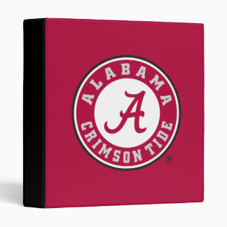 Alabama Crimson Tide Circle 3 Ring Binder