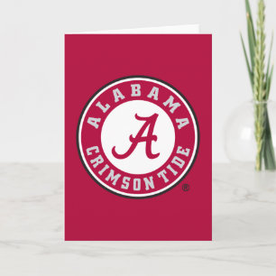 Alabama Crimson Tide Circle Card