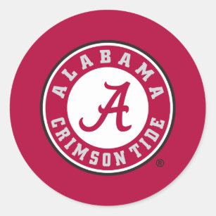 Alabama Crimson Tide 20'' x Retro Logo Circle Sign