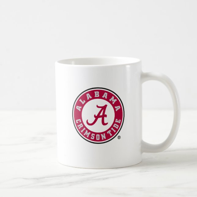 Alabama Crimson Tide Circle Coffee Mug (Right)
