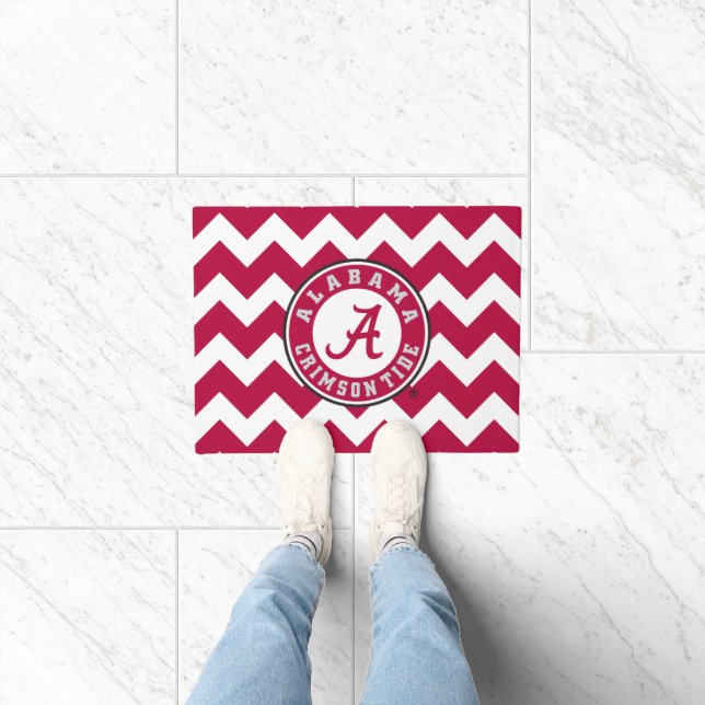 Alabama Crimson Tide Circle Doormat (Indoor)
