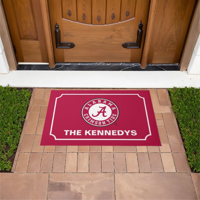 Alabama Crimson Tide Circle Doormat (Outdoor)