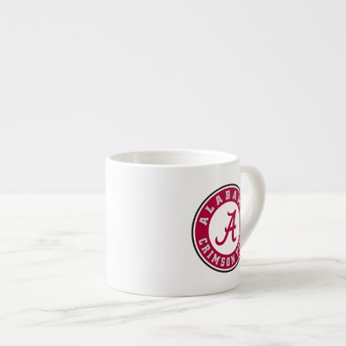 Alabama Crimson Tide Circle Espresso Cup