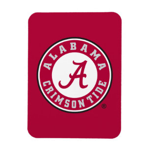 Alabama Crimson Tide Circle Magnet