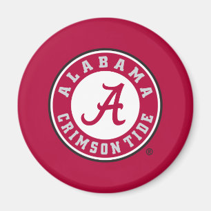 Alabama Crimson Tide Circle Magnet