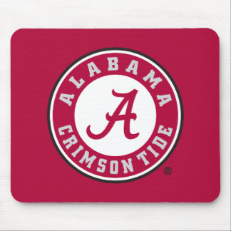 Alabama Crimson Tide Circle Mouse Pad