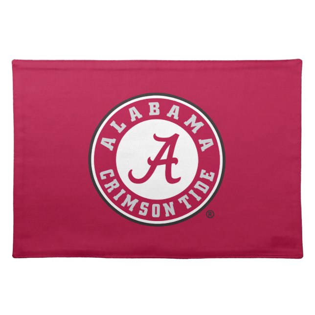 Alabama Crimson Tide Circle Placemat (Front)