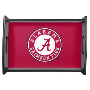 Alabama Crimson Tide Circle Serving Tray