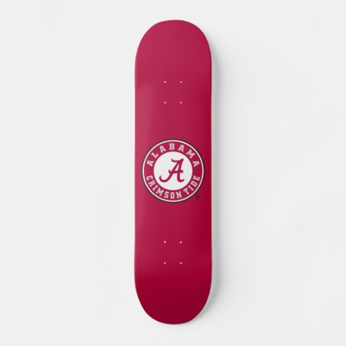 Alabama Crimson Tide Circle Skateboard