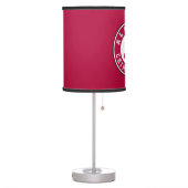 Alabama Crimson Tide Circle Table Lamp (Left)
