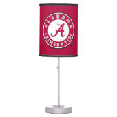 Alabama Crimson Tide Circle Table Lamp (Front)