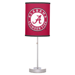 Alabama Table Pendant Lamps Zazzle Alabama Crimson Tide Circle Table Lamp