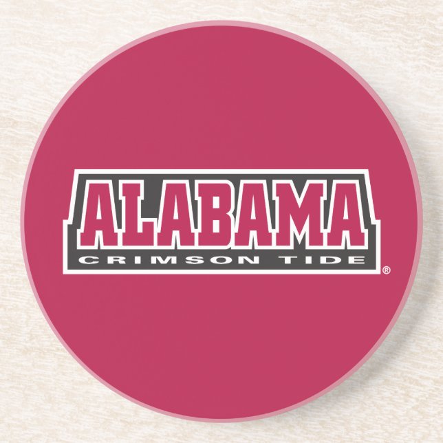 Alabama Crimson Tide Drink Coaster (Front)