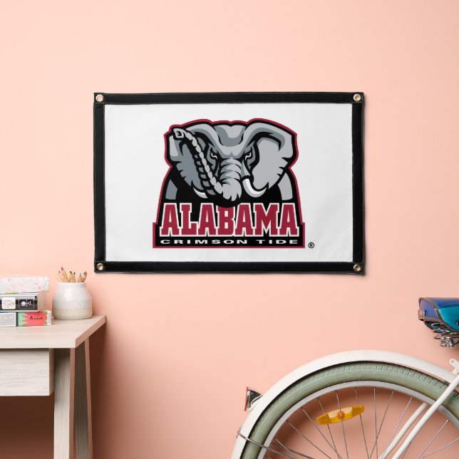 Alabama Crimson Tide Elephant Mascot Pennant (Insitu 2)