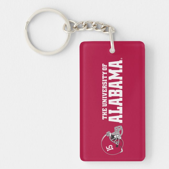 Alabama Crimson Tide Football Helmet Keychain (Front)